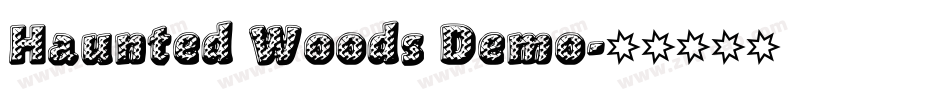 Haunted Woods Demo字体转换